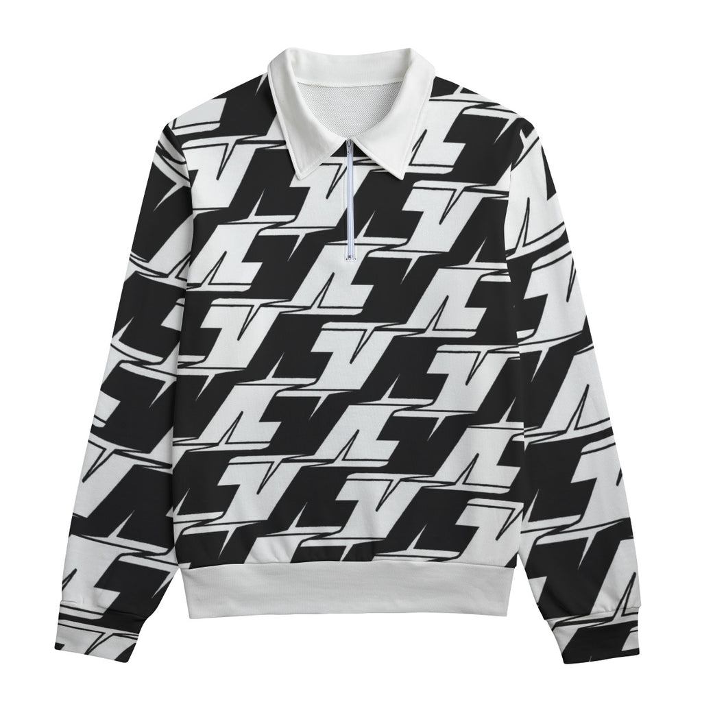 V Lapel-Sweatshirt