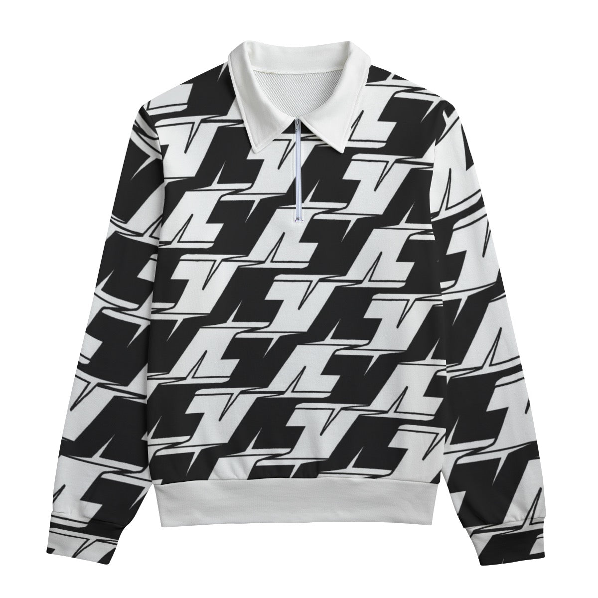 V Lapel-Sweatshirt