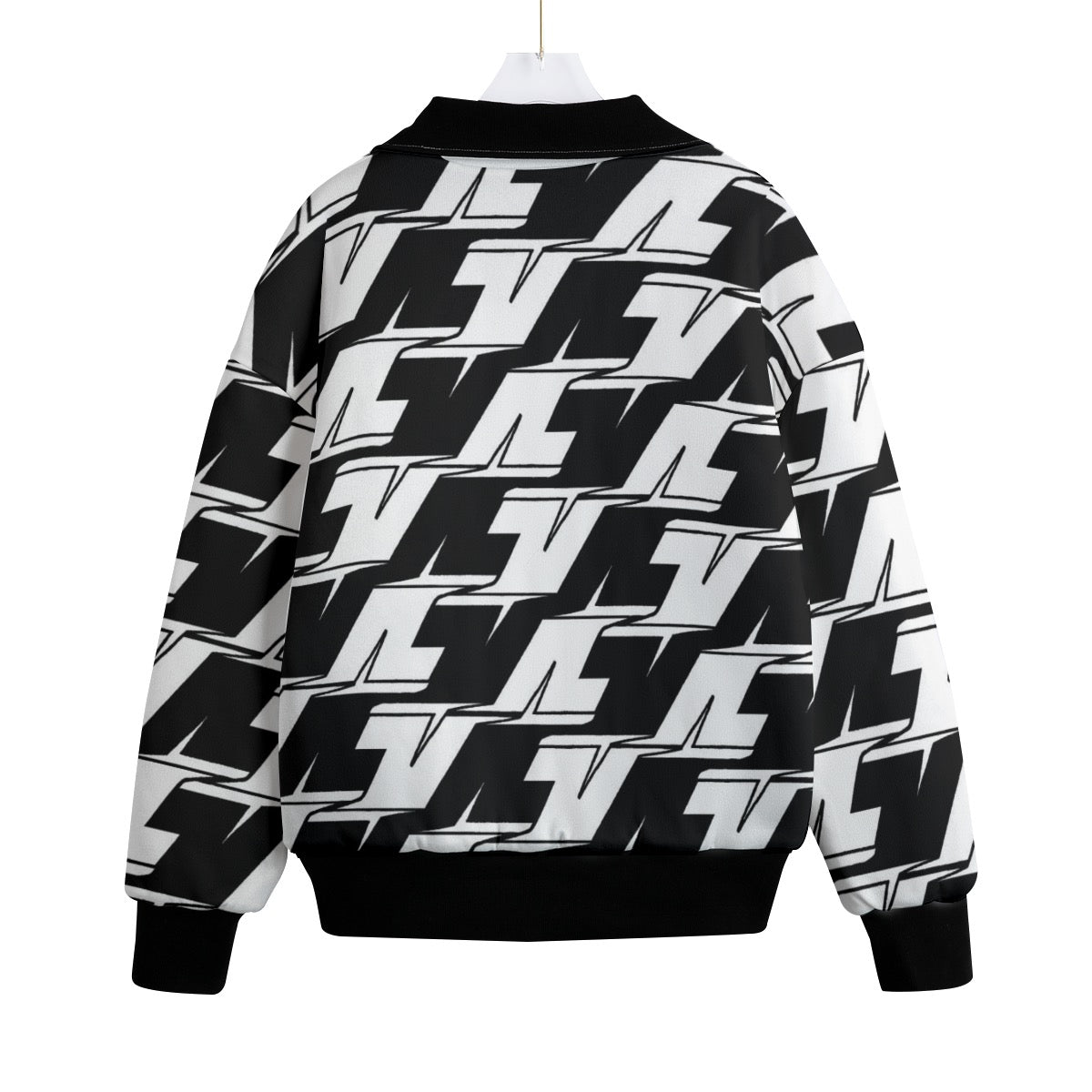 V Knitted Fleece Lapel Outwork