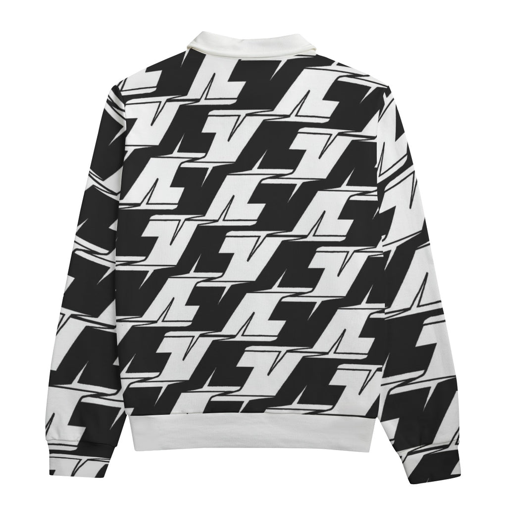 V Lapel-Sweatshirt