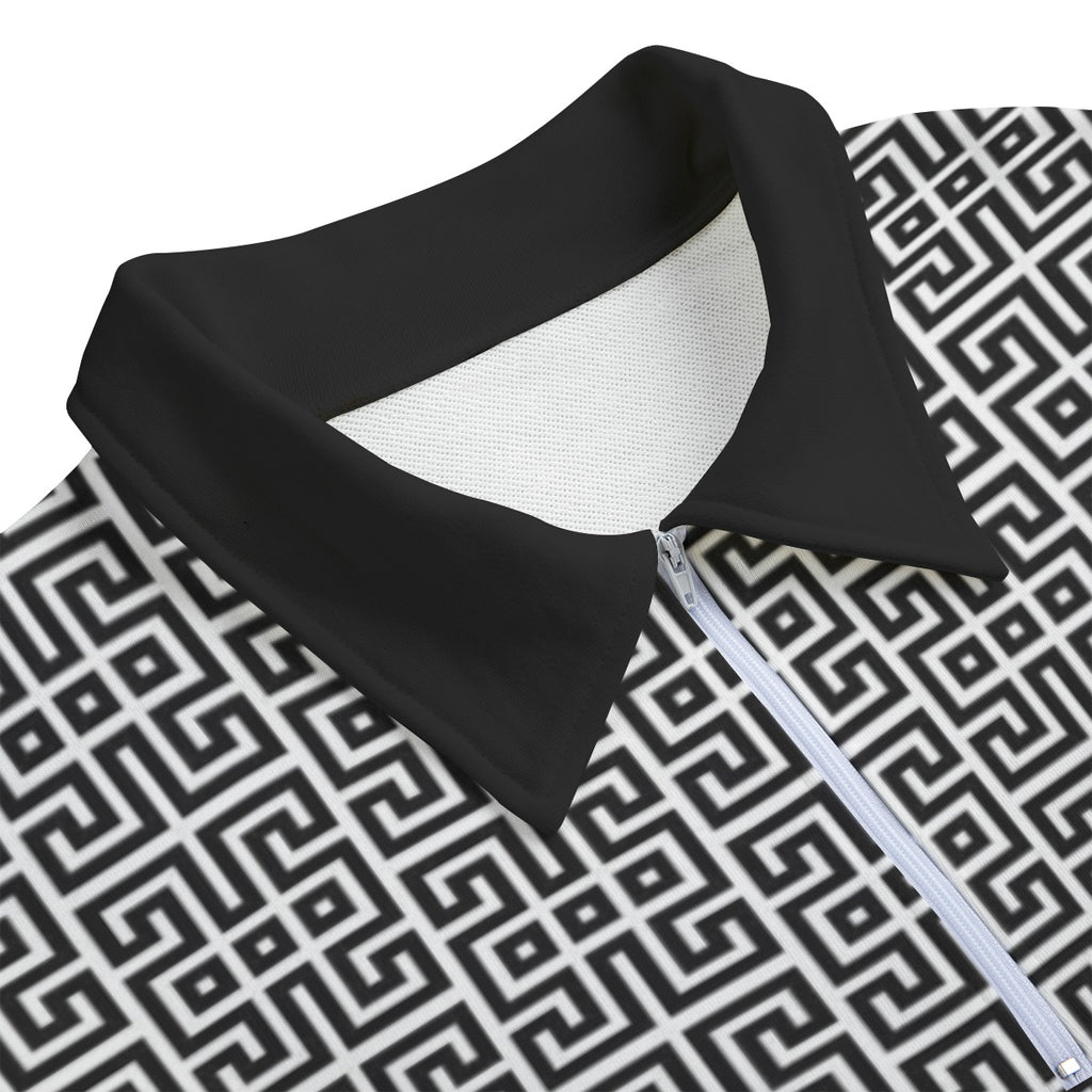 H Lapel-Sweatshirt