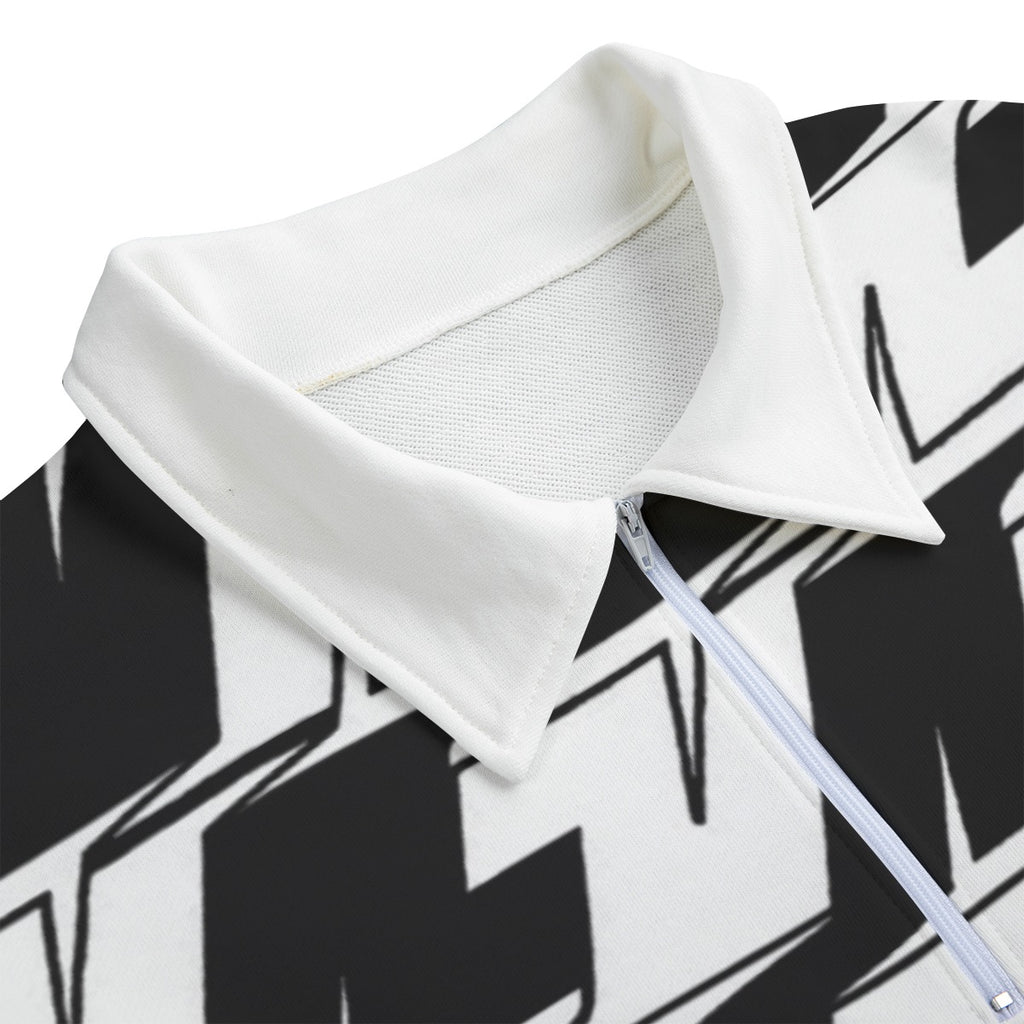 V Lapel-Sweatshirt
