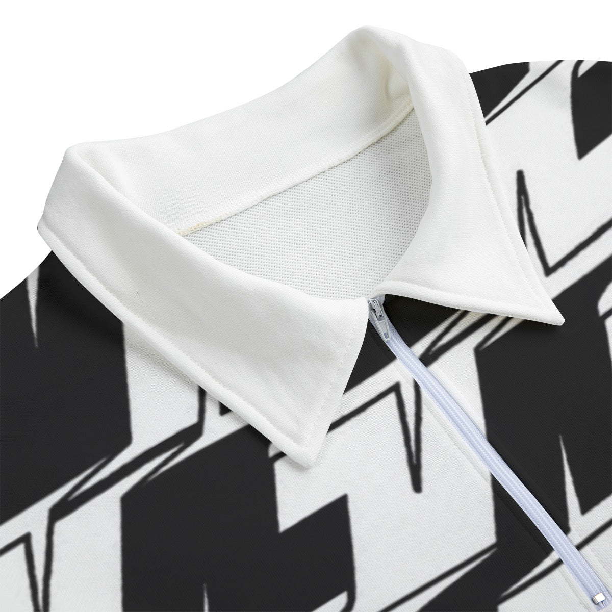 V Lapel-Sweatshirt